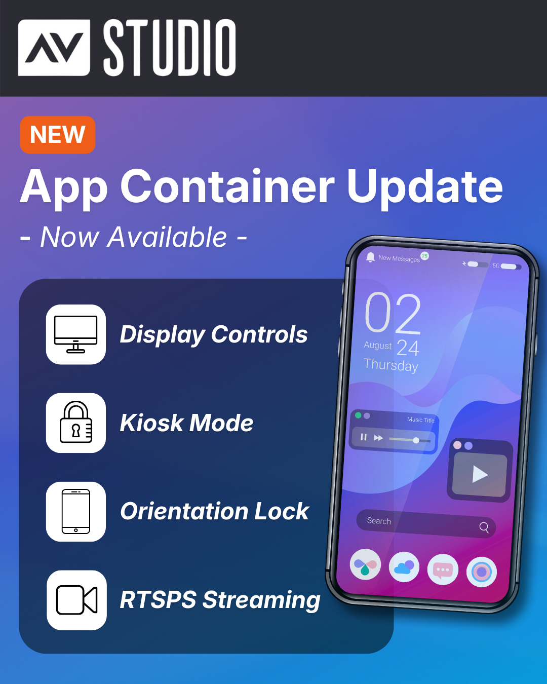 App Container Update: More Control, Better Display, and Kiosk-Ready Deployments